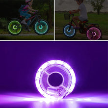 Load image into Gallery viewer, Rechargeable Smart Bicycle Wheel Light Bike Hub Spoke Light LED Cycling Spoke Light Kids Balance Bike Light Bicycle Accessories