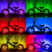 Load image into Gallery viewer, Rechargeable Smart Bicycle Wheel Light Bike Hub Spoke Light LED Cycling Spoke Light Kids Balance Bike Light Bicycle Accessories
