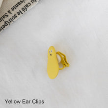 Load image into Gallery viewer, Cute Cartoon Cloud Earrings Funny Smiley Cute Summer Spring Simple Personality Earrings Women Girls Ear Clips Ear Stud Jewelry
