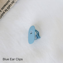 Load image into Gallery viewer, Cute Cartoon Cloud Earrings Funny Smiley Cute Summer Spring Simple Personality Earrings Women Girls Ear Clips Ear Stud Jewelry