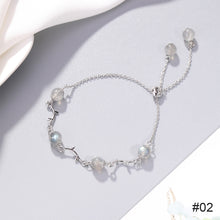 Load image into Gallery viewer, Fashion Beaded Branch Strawberry Crystal Bracelet Adjustable Retro Bracelet Pink Crystal Women Elegant Jewelry Gift Accessories