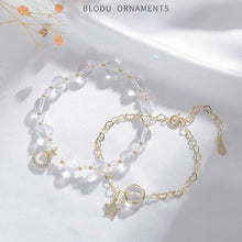 Load image into Gallery viewer, Fashion Beaded Branch Strawberry Crystal Bracelet Adjustable Moon Star Bracelet White Women Elegant Jewelry Gift Accessories