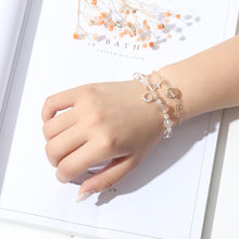 Load image into Gallery viewer, Fashion Beaded Branch Strawberry Crystal Bracelet Adjustable Moon Star Bracelet White Women Elegant Jewelry Gift Accessories