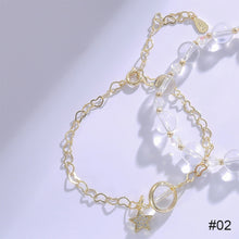 Load image into Gallery viewer, Fashion Beaded Branch Strawberry Crystal Bracelet Adjustable Moon Star Bracelet White Women Elegant Jewelry Gift Accessories