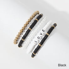 Load image into Gallery viewer, 5pcs/set Hand Braided Beaded Colorful Resin Bracelet Boho Bracelet Rice Beads Women Girls Wristband Jewelry Accessories