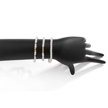 Load image into Gallery viewer, 4pcs/set Personality Temperament Imitation Pearl Set Bracelet Women's Simple Elastic Beaded Stacking Bracelets Female Jewelry