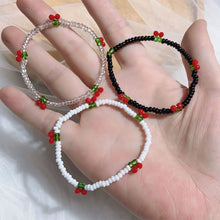 Load image into Gallery viewer, Fashion All-match Creative Hand-woven Beaded Bracelet Small Fresh Cherry Bracelet Creative Women Jewelry Wristband