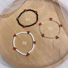 Load image into Gallery viewer, Fashion All-match Creative Hand-woven Beaded Bracelet Small Fresh Cherry Bracelet Creative Women Jewelry Wristband