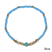 Load image into Gallery viewer, Fashion Boho Bead Bracelet Women's Ethnic Color Stacked Glass Bead Stretch Bracelet Female Beaded Wristband Jewelry