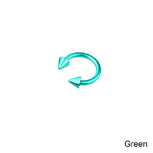Load image into Gallery viewer, Cone C-shaped Circular Septum Nose Ring Surgical Steel Nipple Hoops Nose Septum Ear Bone Nose Nail Piercing Body Jewelry