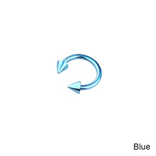 Load image into Gallery viewer, Cone C-shaped Circular Septum Nose Ring Surgical Steel Nipple Hoops Nose Septum Ear Bone Nose Nail Piercing Body Jewelry