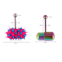Load image into Gallery viewer, Creative Vibrating Tongue Ring Stainless Steel Electroplating Vibrating Tongue Nail Human Body Piercing Women Men Jewelry