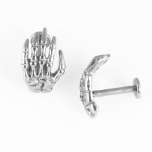 Load image into Gallery viewer, Fashion Skull Hand Bone Stud Earrings Stainless Steel Creative Punk Piercing Jewelry Women Men Cool Body Accessories