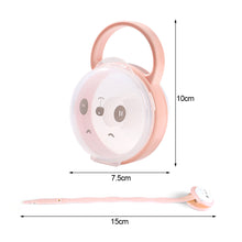 Load image into Gallery viewer, Baby Pacifier Box Pacifier Clip PP Plastic Soother Container Holder Box Travel Storage Case Holder Pacifier Storage Nipple Case