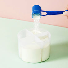 Load image into Gallery viewer, 4 Grid Baby Milk Powder Storage Box Infant Food Container Case Portable Toddler Snack Candy Division Sealing Box