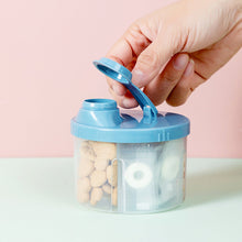 Load image into Gallery viewer, 4 Grid Baby Milk Powder Storage Box Infant Food Container Case Portable Toddler Snack Candy Division Sealing Box
