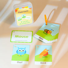 Load image into Gallery viewer, Kids English Learning Flashcards Educational Cards Montessori Flashcards Cognitive Toys Picture Memorise Games Gifts for Children
