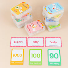 Load image into Gallery viewer, Kids English Learning Flashcards Educational Cards Montessori Flashcards Cognitive Toys Picture Memorise Games Gifts for Children