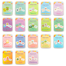 Load image into Gallery viewer, Kids English Learning Flashcards Educational Cards Montessori Flashcards Cognitive Toys Picture Memorise Games Gifts for Children