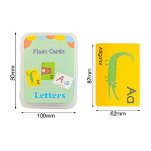 Load image into Gallery viewer, Kids English Learning Flashcards Educational Cards Montessori Flashcards Cognitive Toys Picture Memorise Games Gifts for Children
