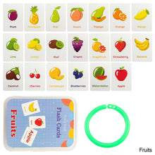 Load image into Gallery viewer, Kids English Learning Flashcards Educational Cards Montessori Flashcards Cognitive Toys Picture Memorise Games Gifts for Children