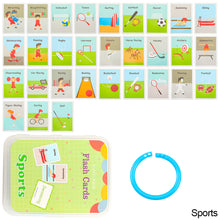 Load image into Gallery viewer, Kids English Learning Flashcards Educational Cards Montessori Flashcards Cognitive Toys Picture Memorise Games Gifts for Children