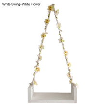 Load image into Gallery viewer, Newborn Baby Photography Props Swing Seats with Beautiful Flower Vine Baby Photo Studio Shoot Photo Studio Equipment