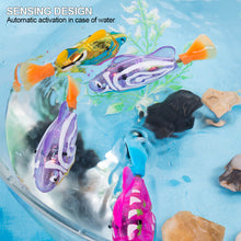 Load image into Gallery viewer, Electric Fish Cat Interactive Toy with Light Water Swimming Robot Fish Toy Pet Playing Toys