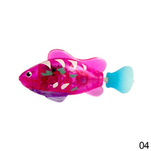 Load image into Gallery viewer, Electric Fish Cat Interactive Toy with Light Water Swimming Robot Fish Toy Pet Playing Toys