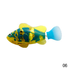Load image into Gallery viewer, Electric Fish Cat Interactive Toy with Light Water Swimming Robot Fish Toy Pet Playing Toys