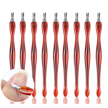 Load image into Gallery viewer, Nail Tools Dead Skin Fork Manicure Edge Horny Dead Skin Push Cuticle Remover Manicure Care Tools Nail Art Accessories