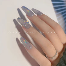 Load image into Gallery viewer, Aurora Laser Nail Stickers Versatile Star Laser Nail Stickers Nail Art Decoration Manicure Accessories