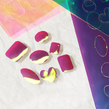 Load image into Gallery viewer, Aurora Laser Nail Stickers Versatile Star Laser Nail Stickers Nail Art Decoration Manicure Accessories