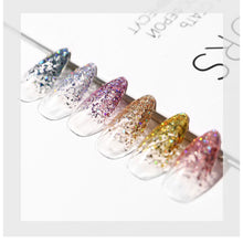 Load image into Gallery viewer, Irregular Laser Star Fragment Sequin Nail Stickers Flash Symphony Manicure Decoration DIY Nail Art Accessories