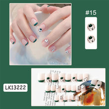 Load image into Gallery viewer, 24pcs/set Multicolor Cute Nail Patches Fake Nail Pieces Removable Fake Nails Extension Nail Art Accessories