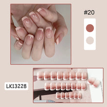 Load image into Gallery viewer, 24pcs/set Multicolor Cute Nail Patches Fake Nail Pieces Removable Fake Nails Extension Nail Art Accessories