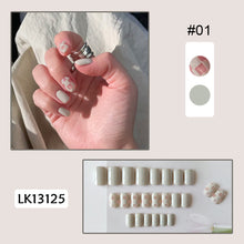 Load image into Gallery viewer, 24pcs/set Fashion Multicolor Nail Patches Fake Nail Pieces Removable Fake Nails Nail Art Accessories