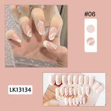Load image into Gallery viewer, 24pcs/set Fashion Multicolor Nail Patches Fake Nail Pieces Removable Fake Nails Nail Art Accessories