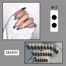 Load image into Gallery viewer, 24pcs/set Glossy Nail Pieces Multicolor Fake Nail Patches Removable Fake Nails Extension Nail Art Accessories