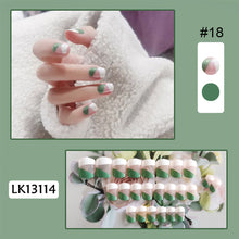 Load image into Gallery viewer, 24pcs/set Glossy Nail Pieces Multicolor Fake Nail Patches Removable Fake Nails Extension Nail Art Accessories