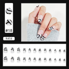 Load image into Gallery viewer, 24pcs/set Small Fresh Nail Patches Multicolor Nail Pieces Removable Fake Nails Extensions Nail Art Accessories