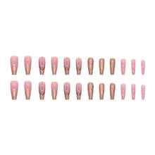 Load image into Gallery viewer, 24pcs/set Nail Pieces Personalized Exaggerated Nail Patch Removable Fake Nails Extensions Nail Art Accessories
