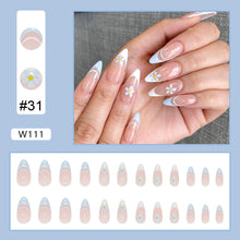 Load image into Gallery viewer, 24pcs/set Nail Pieces Personalized Exaggerated Nail Patch Removable Fake Nails Extensions Nail Art Accessories