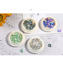 Load image into Gallery viewer, 1 Set Nail Art Shell Stone Jewelry Crystal Stone Pearl Ball Mix Nail Jewelry Resin Nail Accessories Nail Art Decoration
