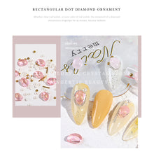 Load image into Gallery viewer, 1 Set Nail Art Shell Stone Jewelry Crystal Stone Pearl Ball Mix Nail Jewelry Resin Nail Accessories Nail Art Decoration