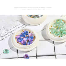 Load image into Gallery viewer, 1 Set Nail Art Shell Stone Jewelry Crystal Stone Pearl Ball Mix Nail Jewelry Resin Nail Accessories Nail Art Decoration