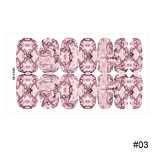 Load image into Gallery viewer, 14pcs/Sheet Nail Stickers Marble-stained Nail Art Stickers Full Cover Nail Stickers Nail Art Supplies Nail Accessories