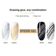 Load image into Gallery viewer, Nail Art Elastic Drawing Glue Nail Polish Glue Creative Painting Pull Glue Phototherapy Glue Manicure Art Accessories