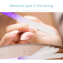 Load image into Gallery viewer, Frosted Glass Nail File Colored Crystal Glass Nail File Polishing Strip Manicure Polishing Tools Nail Art Accessories