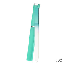 Load image into Gallery viewer, Frosted Glass Nail File Colored Crystal Glass Nail File Polishing Strip Manicure Polishing Tools Nail Art Accessories